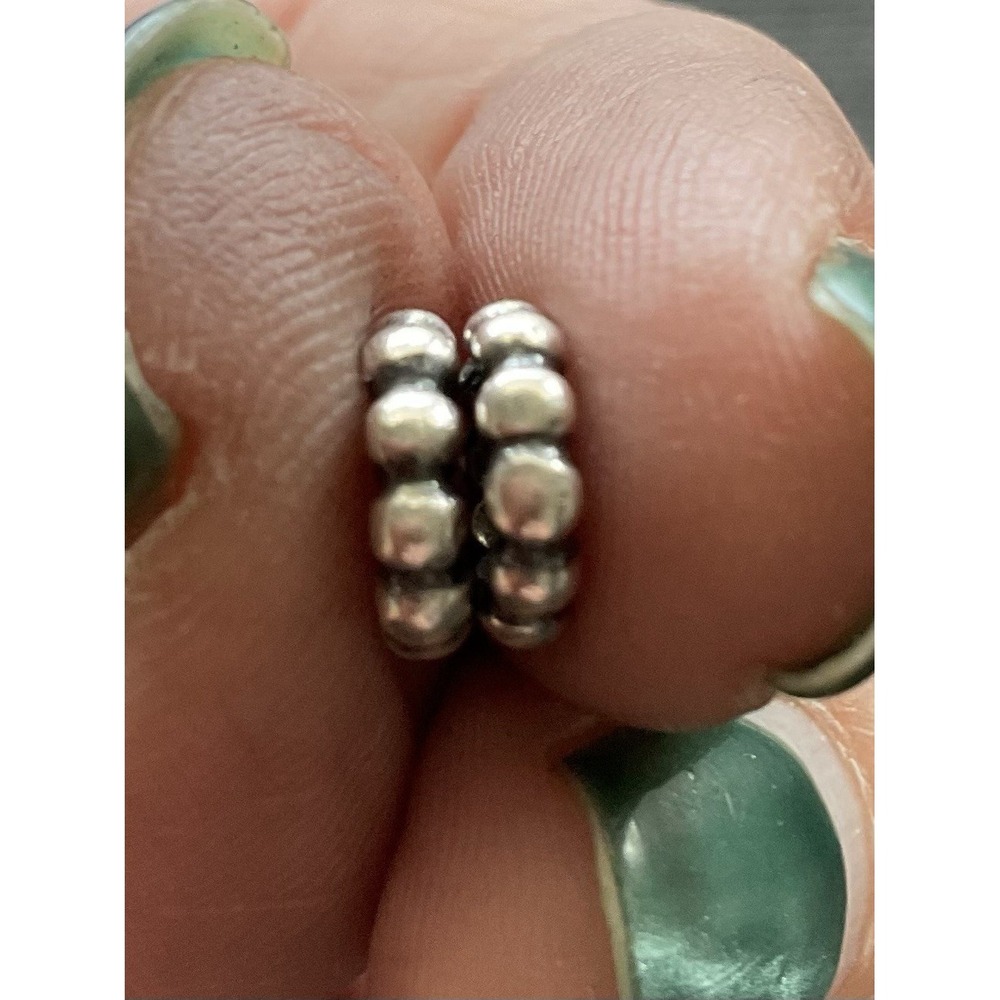 Lot Of 2 Pandora ALE 925 Sterling Silver Spacer Charms - Picture 2 of 4